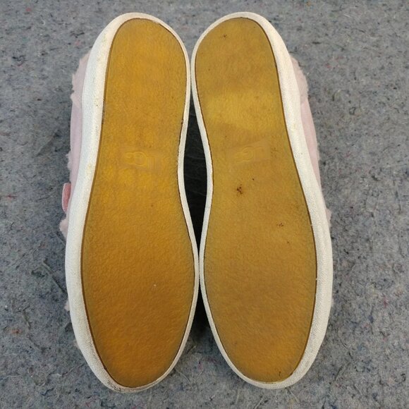 Ugg Australia Alix Spill Seam Womens Size 7 Shoes Pink Suede Leather Seashell - Picture 2 of 14